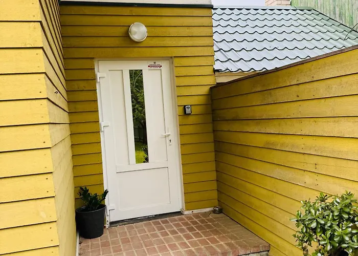 V36 House - Jaukus Namelis Prie Baseino Palangoje